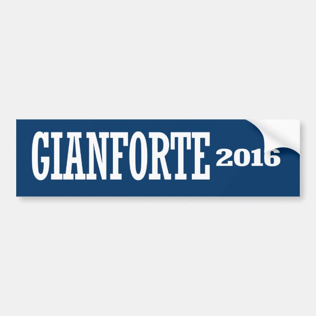 Gianforte - Greg Gianforte 2016 Bumper Sticker (Front)