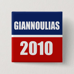 GIANNOULIAS 2010 PINBACK BUTTON