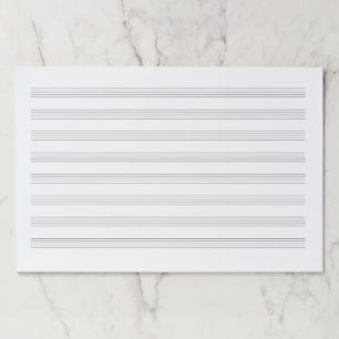 Giant 12" x 18" Medium Rule Music Manuscript Paper Pad