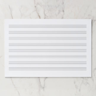 Giant 12" x 18" Medium Rule Music Manuscript Paper Pad