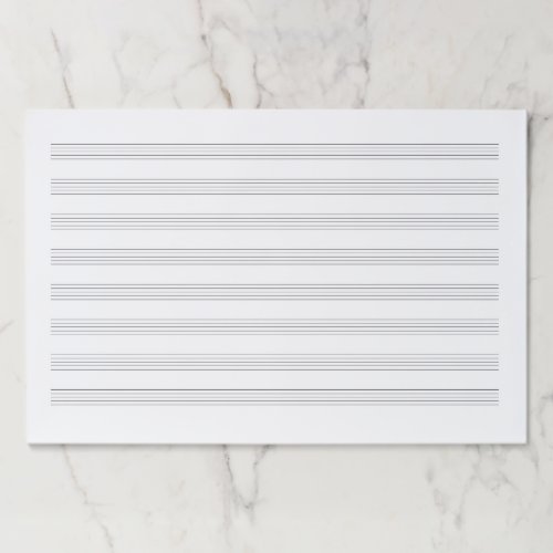 Giant 12 x 18 Medium Rule Music Manuscript Paper Pad