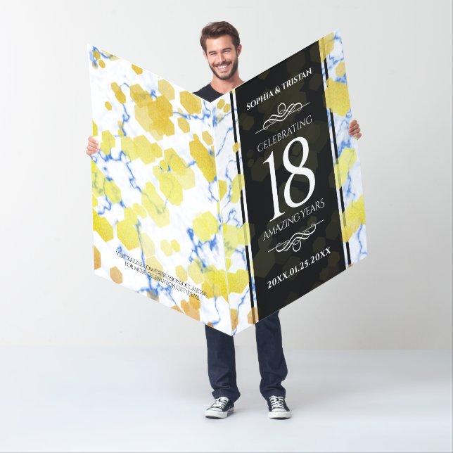 Giant 18th Porcelain Wedding Anniversary Card (In Situ)