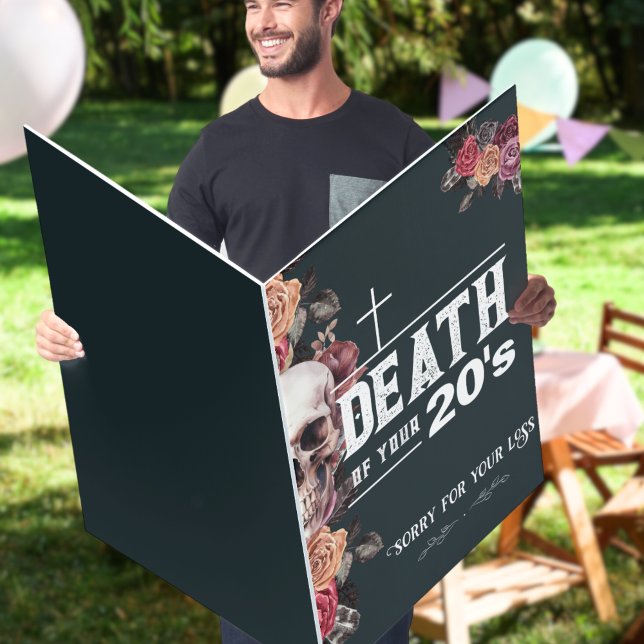 Giant 30th Birthday, "Death of your 20s" Card (Creator Uploaded)