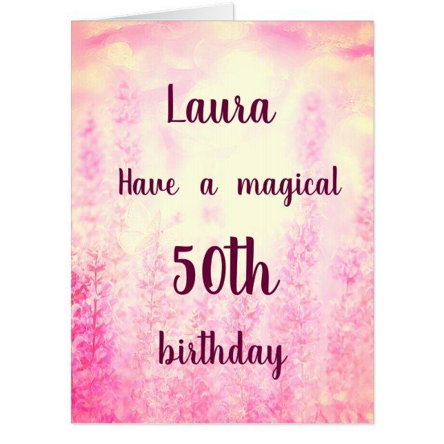 Giant 50th birthday card (Front)