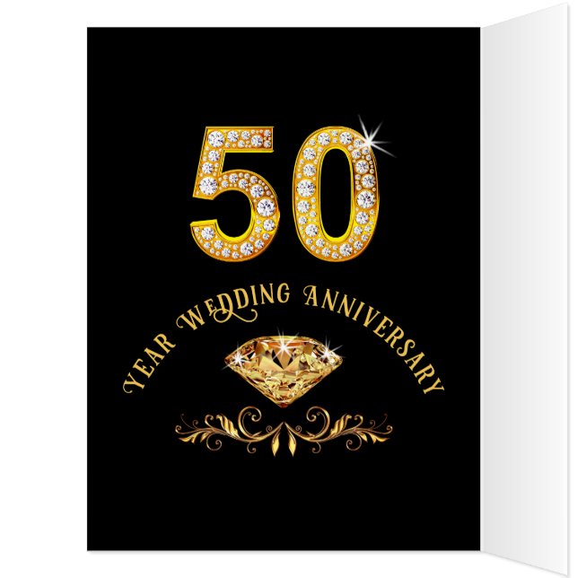 giant-50th-wedding-anniversary-cards-4-feet-or-card-zazzle for 50th Wedding Anniversary Cards Free Printable Giant, 50th Wedding Anniversary Cards, 4 Feet or Card | Zazzle for 50th Wedding Anniversary Cards Free Printable