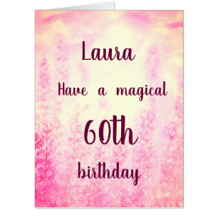 Giant 60th birthday card