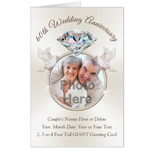 60th For Parents Anniversary Cards & Templates