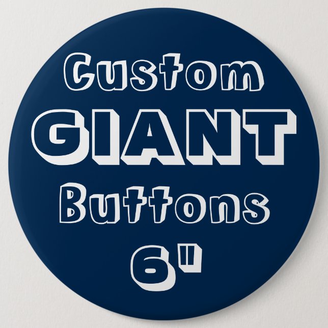 Giant 6" Button Pin Badge NAVY (Front)