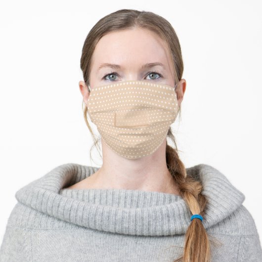 Giant Adhesive Bandage Novelty Adult Cloth Face Mask (Worn)