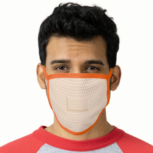 Giant Adhesive Bandage Novelty Face Mask (Worn Him)