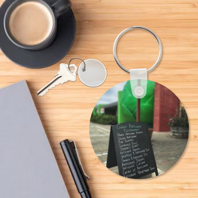 Giant Artichoke - Castroville CA Keychain (Creator Uploaded)