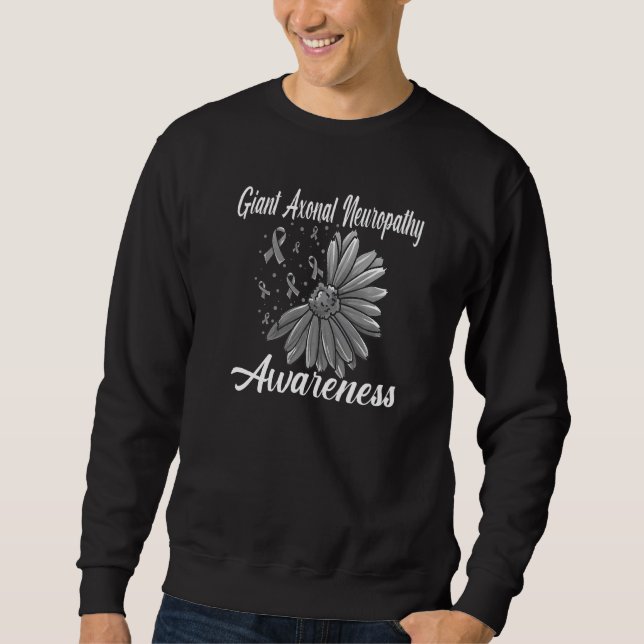 Giant Axonal Neuropathy Awareness Brain Disease Re Sweatshirt (Front)