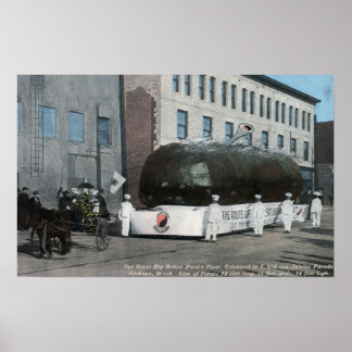 Giant Baked Potatoe Float Scene Poster