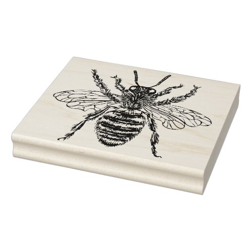 Giant Bee Rubber Stamp