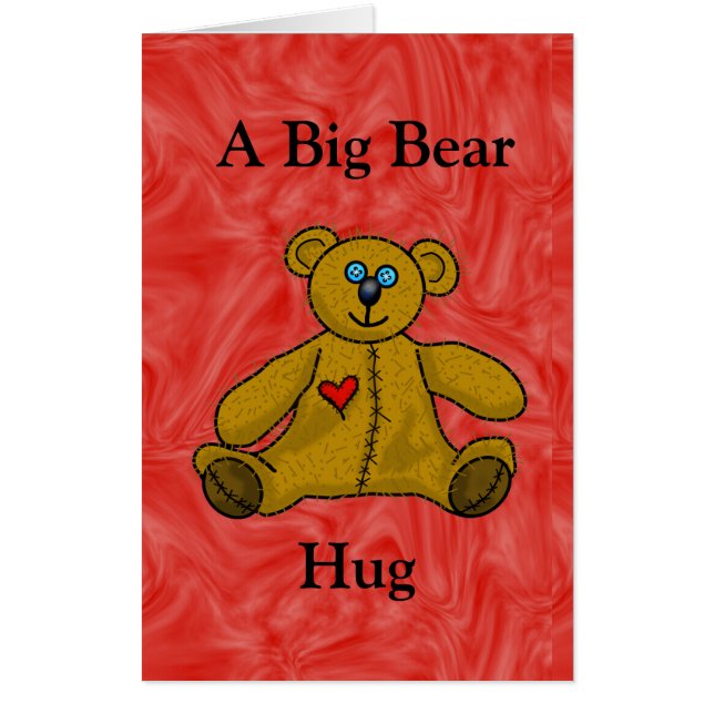 Giant Big Bear Hug Card (Front)
