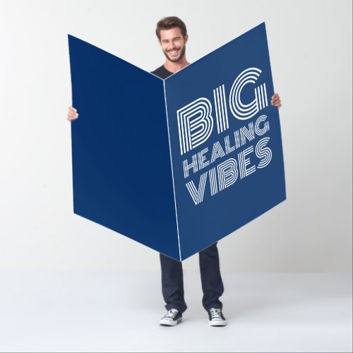 GIANT BIG HEALING VIBES GET WELL Card