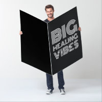 GIANT BIG HEALING VIBES GET WELL Card