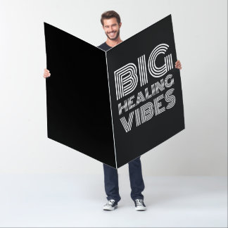 GIANT BIG HEALING VIBES GET WELL Card