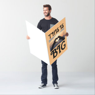 GIANT BIGGEST WEDDING CONGRATULATIONS CARD