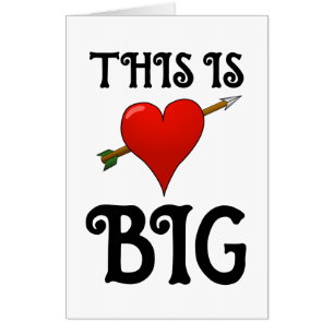 GIANT BIGGEST WEDDING HEART CONGRATULATIONS CARD