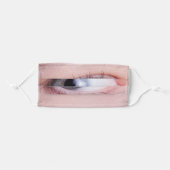 Giant Blue Eyeball Adult Cloth Face Mask (Front, Folded)