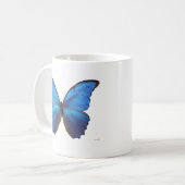 Giant Blue Morpho Butterfly Coffee Mug (Front Left)