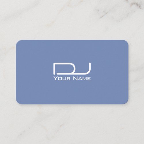 Giant bold logo modern futuristic business card