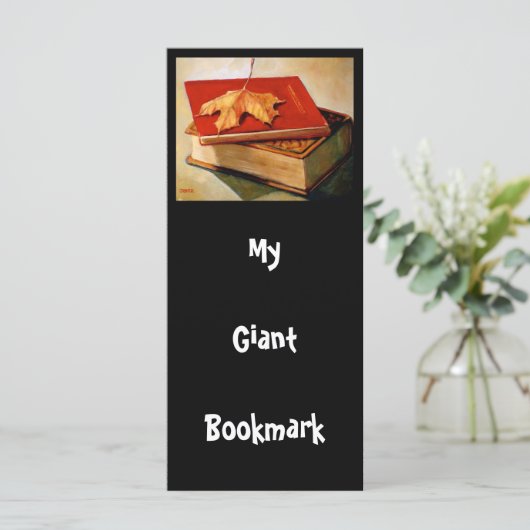 GIANT BOOKMARK: ART: BOOKS: LEAF (Standing Front)