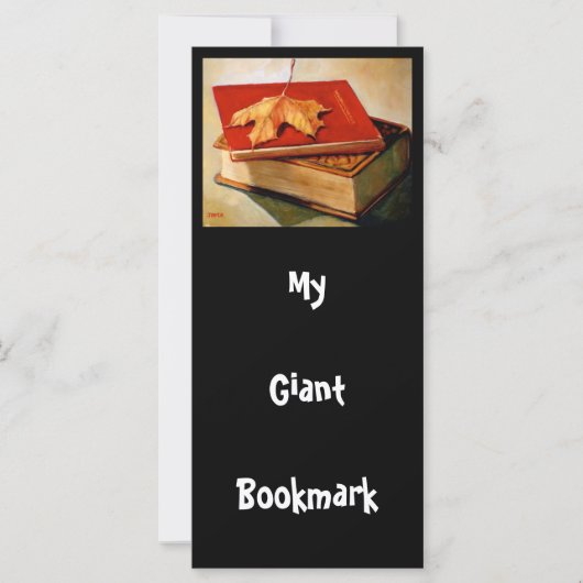 GIANT BOOKMARK: ART: BOOKS: LEAF (Front)
