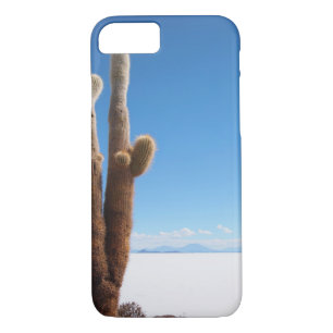 Giant cactus on the Salar de Uyuni iphone 7 case