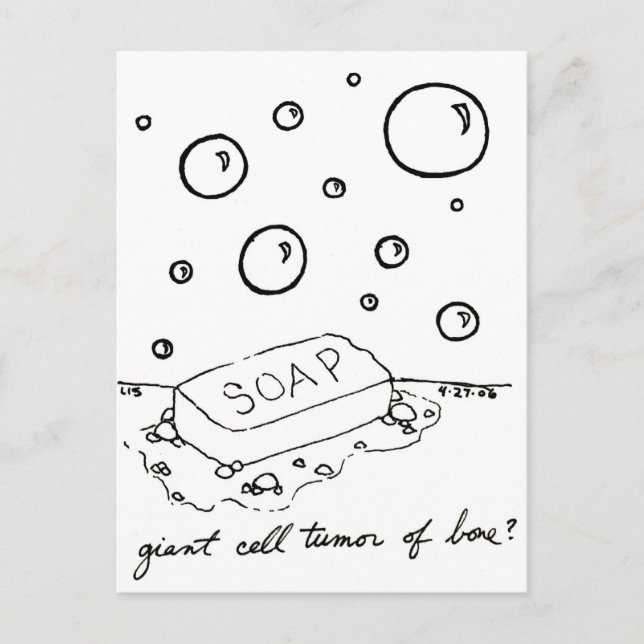 Giant Cell Tumor postcard (Front)