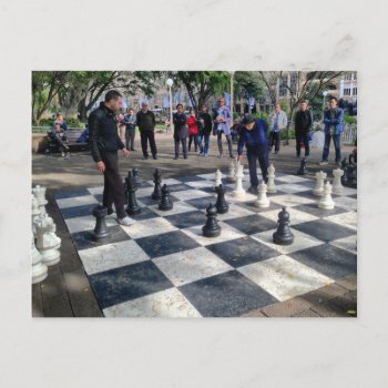 Giant Chessboard Postcard by Youbeaut at Zazzle