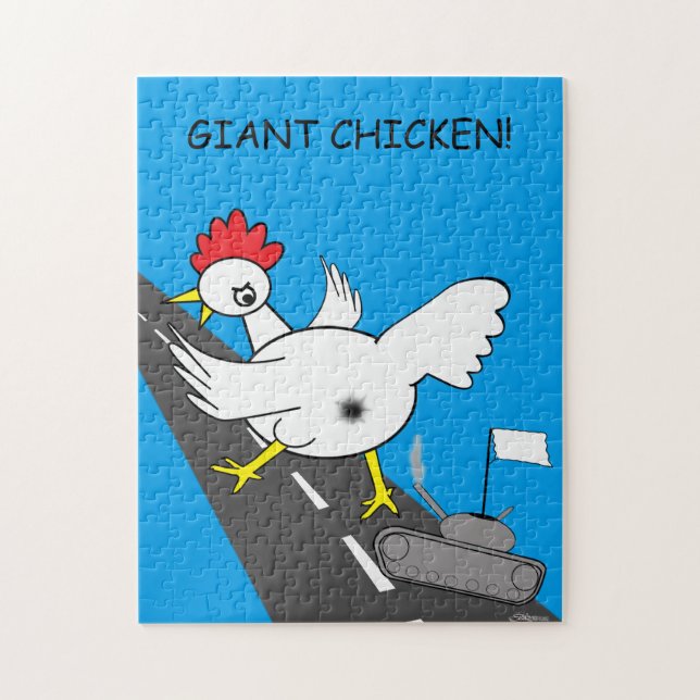 Giant Chicken! Jigsaw Puzzle (Vertical)