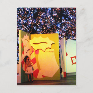 Giant Christmas Card in Bangkok, Thailand