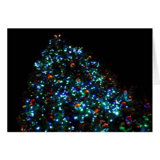 Giant Christmas Tree I Cards (Front Horizontal)
