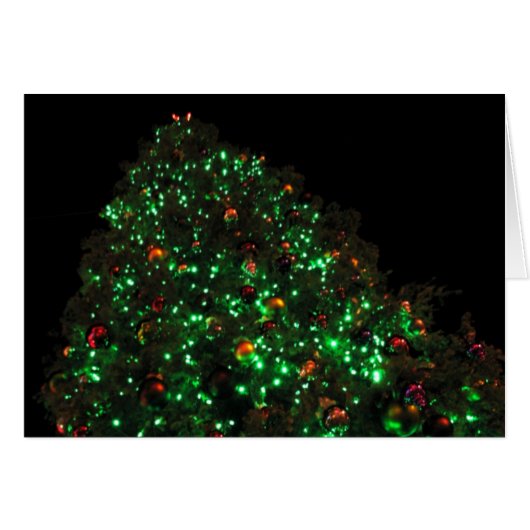 Giant Christmas Tree V Cards (Front Horizontal)