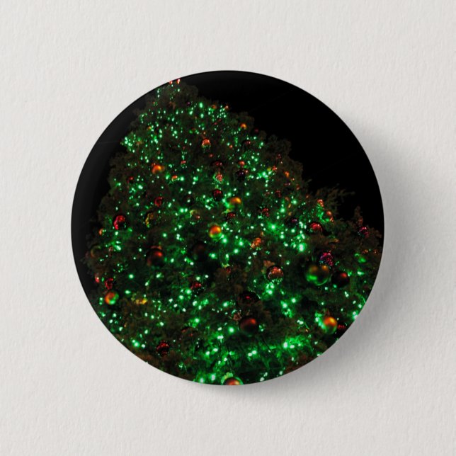 Giant Christmas Tree V Pinback Button (Front)