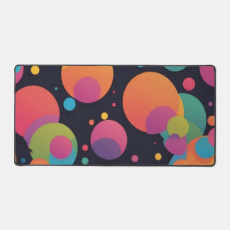Giant colorful dots desk mat