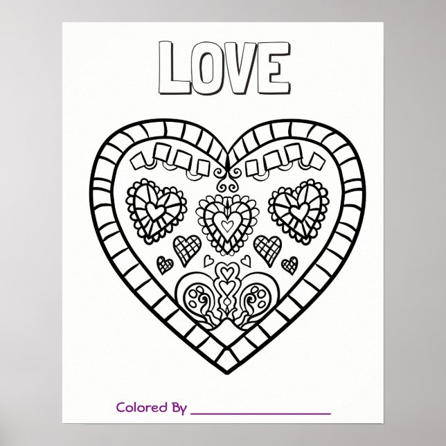 Giant Coloring Page Poster (Front)