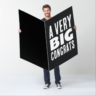 GIANT CONGRATULATIONS ON JOB PROMOTION CARD