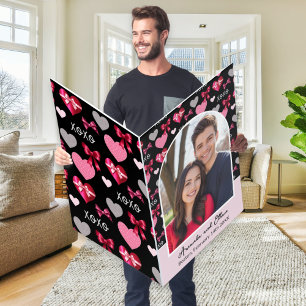 Giant Custom Photo Arch Hearts Valentine's Day Card