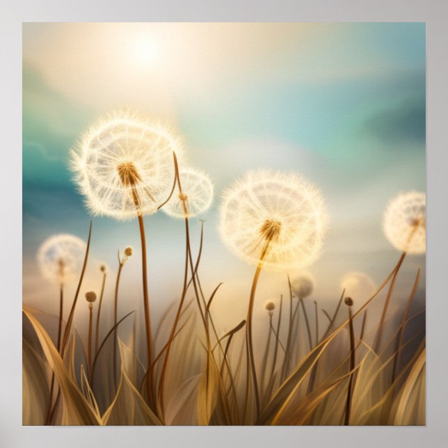 Giant Dandelion Dreams II Poster (Front)