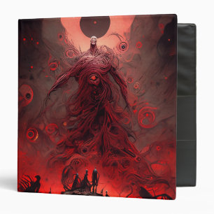 Giant Demon Creature Dark Fantasy Horror 3 Ring Binder