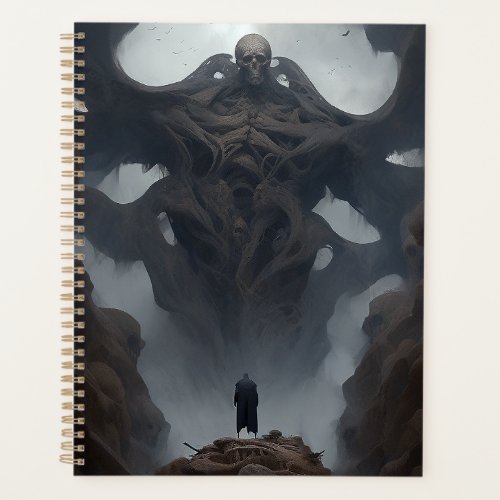 Giant Demon Creature Dark Fantasy Horror Planner