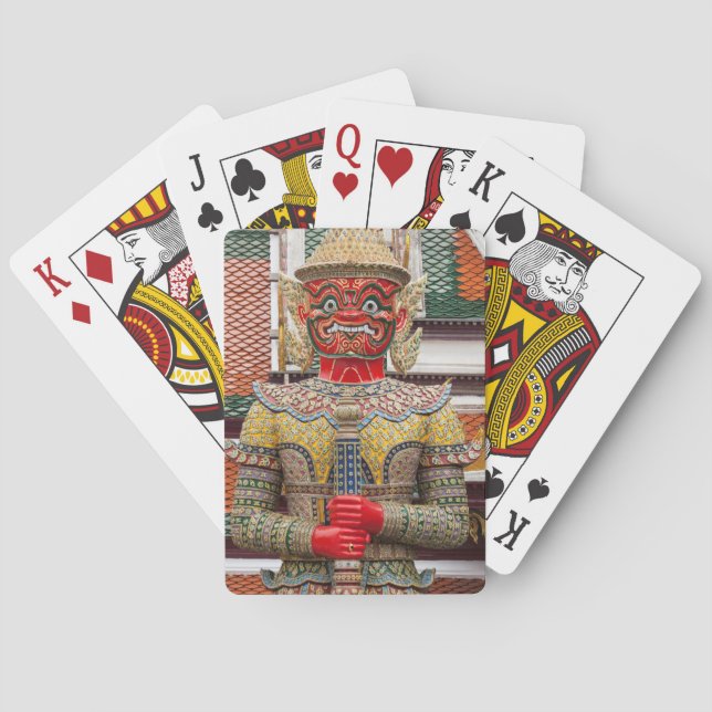 Giant Demon Suryapop Guards Poker Cards (Back)