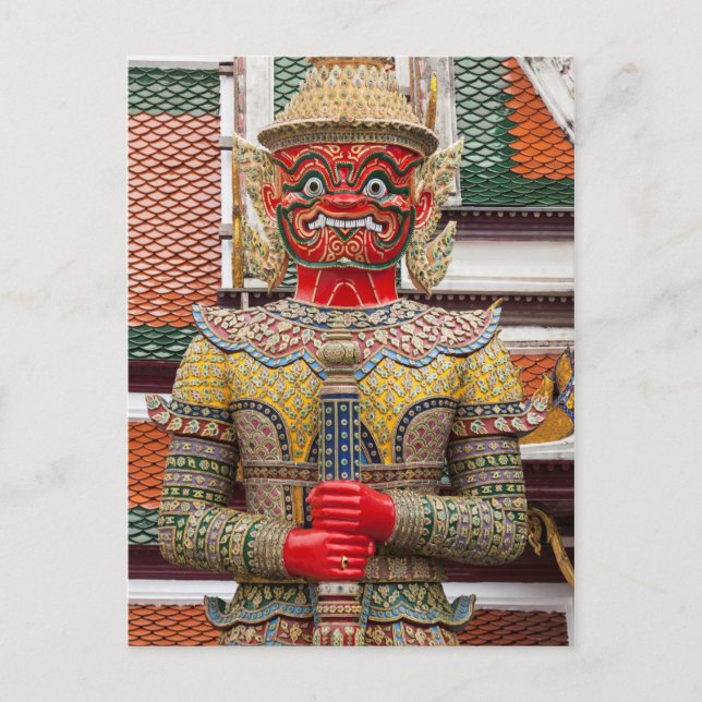 Giant Demon Suryapop Guards Postcard (Front)