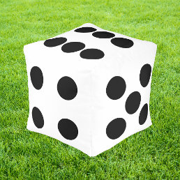 Giant Dice Large Wedding Games Pouf