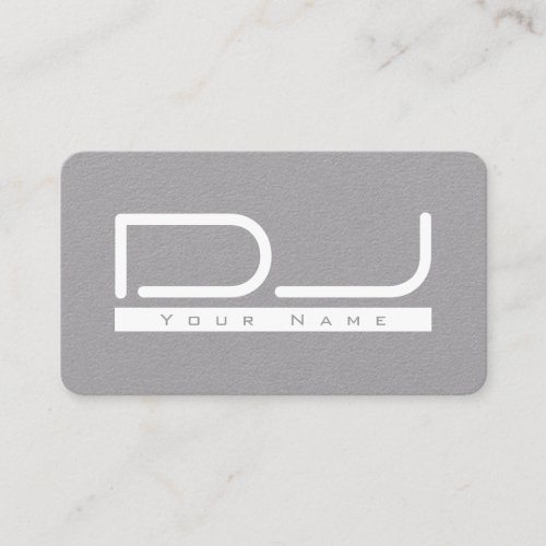 Giant DJ cover modern artistic Business Card