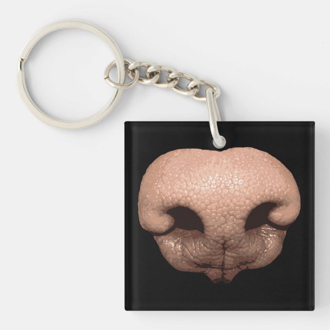 Giant Dog Nose Keychain (Front)