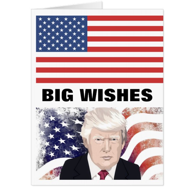 GIANT DONALD TRUMP JUMBO FATHER'S DAY CARD (Front)